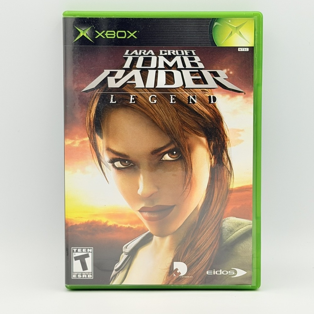 Lara Croft Tomb Raider Legend Microsoft Xbox Complete CIB Eidos 2006 T NTSC-U/C